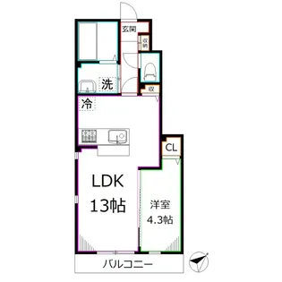 Sweet HomeII【1階】の間取り