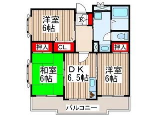 サンカルティエ【3階】の間取り