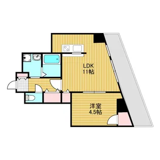 サニークレスト忠【3階】の間取り