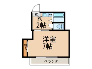松本コーポ【2階】の間取り