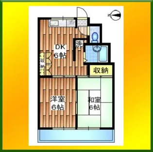 ライディングパレス【3階】の間取り