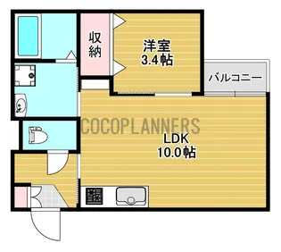 ヴェール出水【1階】の間取り