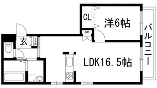 カーサフェリーチェ【2階】の間取り