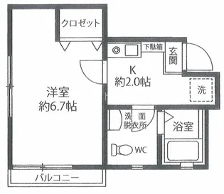 WAKOU3216【2階】の間取り
