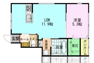 Seize A【1階】の間取り