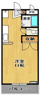 サンヒルズマンション【2階】の間取り