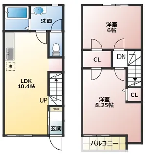 Wing 桜の間取り