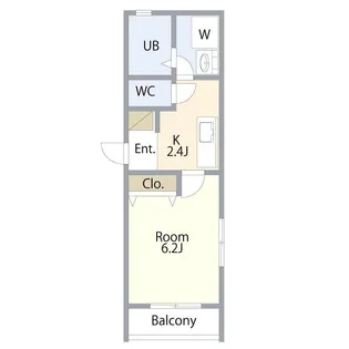 Fiore羽沢【2階】の間取り