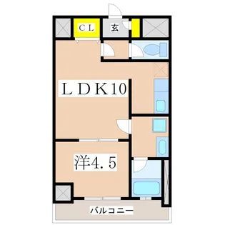 さくらヒルズ鴨池壱番館【6階】の間取り