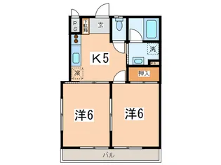 コ-ポT&S【2階】の間取り