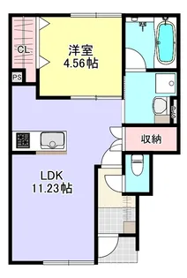グランツリー貝沢II【1階】の間取り