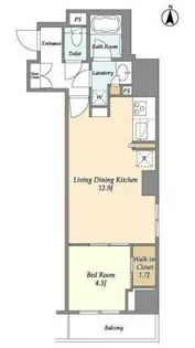 アスール両国【5階】の間取り