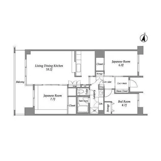 テレパレス西千葉【1階】の間取り