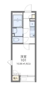 レオネクストノービレハル(52755)【1階】の間取り