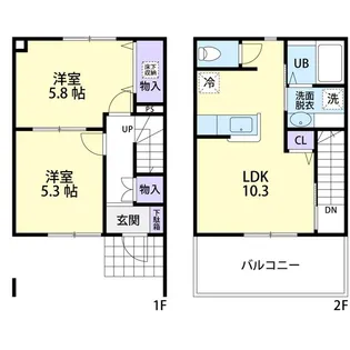mi・casita(ミ・カシータ)の間取り