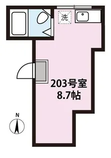 サンヒルハイツEAST【2階】の間取り