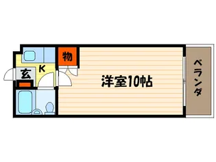 ベルメゾンアルヴェ【4階】の間取り