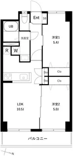 PARK MODERN つつじヶ丘【4階】の間取り