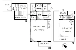 ハウス ブラウニー【1階】の間取り
