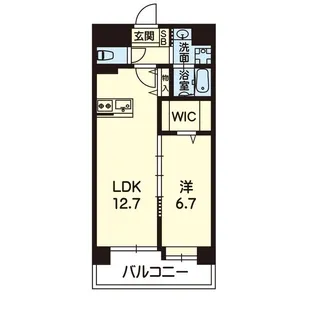 ヴィオラ坪井川遊水公園【10階】の間取り