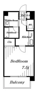Fコスモ新検見川【1階】の間取り