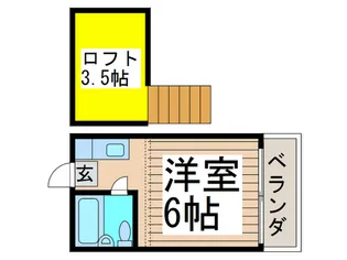 ロフティトマトNo.1【1階】の間取り
