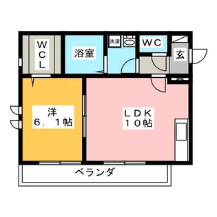Harmonia保土ヶ谷【2階】の間取り