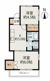 プレジュールKAEII【1階】の間取り