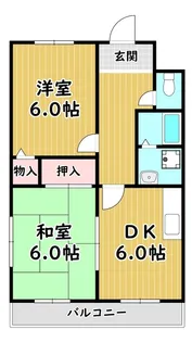 ドリームハイツ【6階】の間取り