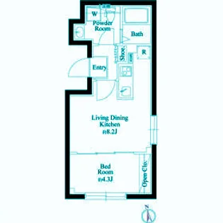 CASA PIAZZA 下丸子【5階】の間取り