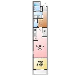 ベリアス ソレイユ【1階】の間取り