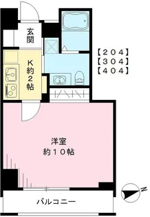 クラヴィーア仙川【2階】の間取り
