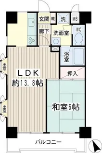 NICEアーバン鶴見中央II【3階】の間取り