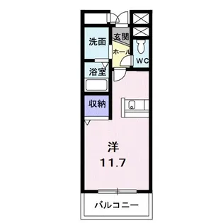 ベルベアー【1階】の間取り