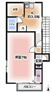 オアシス【2階】の間取り