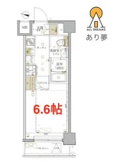 GROWS NISHI YOKOHAMAII【4階】の間取り