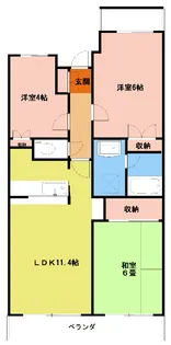 ピースマンション【1階】の間取り