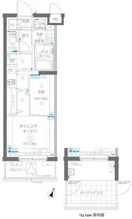 ZOOM蒲田EAST【1階】の間取り