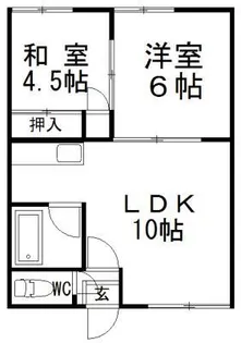 エイムハウス【3階】の間取り