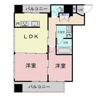 ピアビル【9階】の間取り