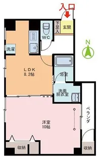 牧の島メゾンドール【5階】の間取り