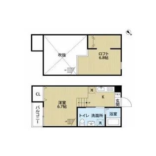 カパルアガーデン相模が丘【2階】の間取り