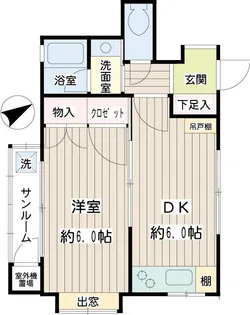 グリーンハイツ【2階】の間取り