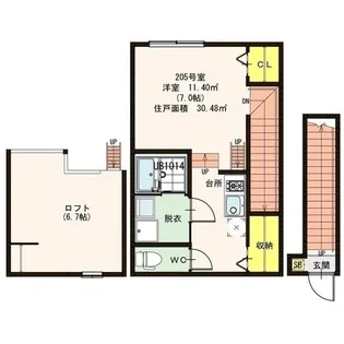 ダリアステート西新井の間取り