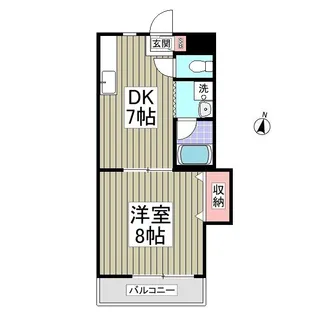 第2成城島田マンション【2階】の間取り