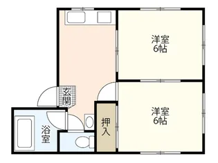 シティーコーポ木坂【4階】の間取り