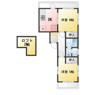 Yハイツ【2階】の間取り