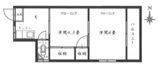 メゾン横島【2階】の間取り