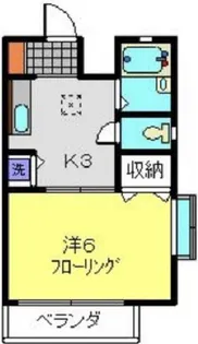 ブルーマロー鎌谷【1階】の間取り