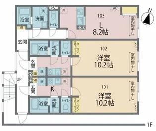 カインドネス町田IV【2階】の間取り